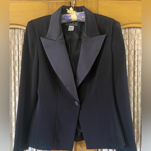 Vintage Black Tuxedo Jacket - Picture 2 of 6